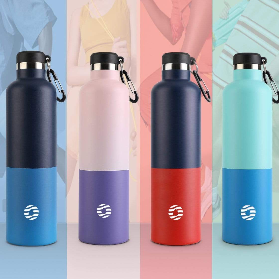 FJbottle Insulated Water Bottle 34oz Double Wall Vacuum Insulated